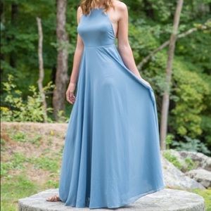 Slate Blue Maxi Dress